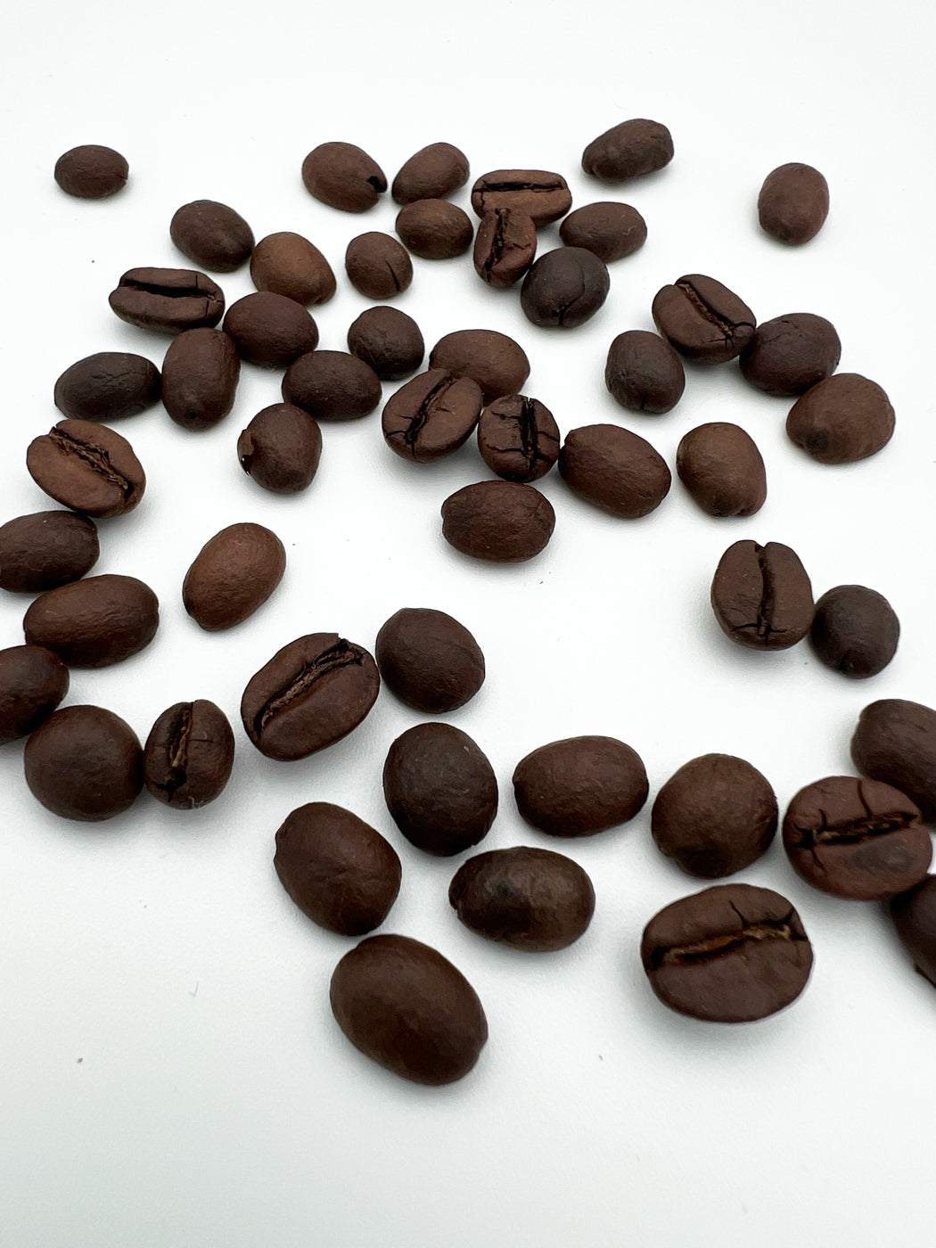 Mitteldunkel geröstete Kaffeebohnen des Föhrer Winterkaffees